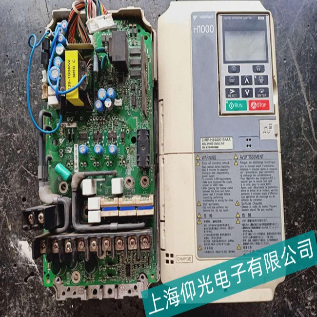 鹽城安川H1000系列變頻器電壓異常故障分析維修