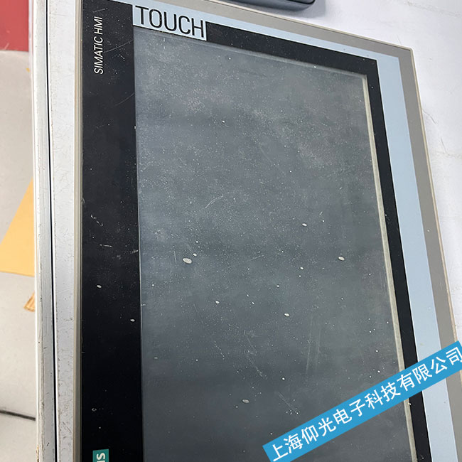河北印花廠西門子觸摸屏OP系列工業(yè)顯示屏亮度看不清楚故障維修
